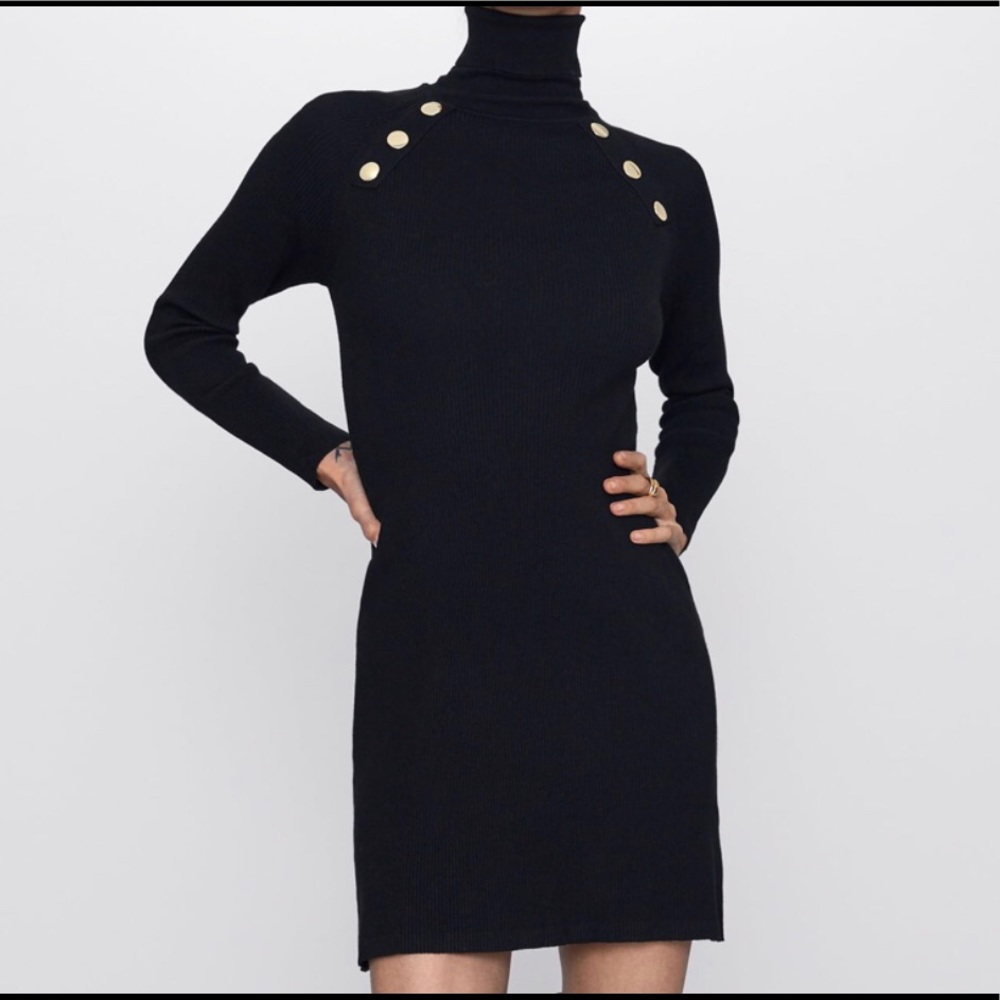 Mini Dress With Buttons